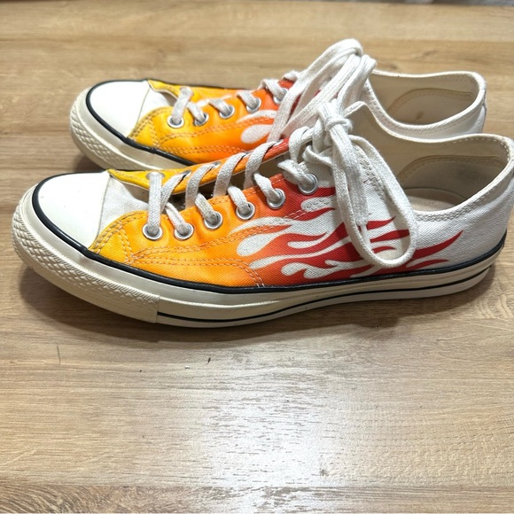Converse Chuck Taylor 70 Flames Fire Tennis Shoe Sneaker - Picture 4 of 10